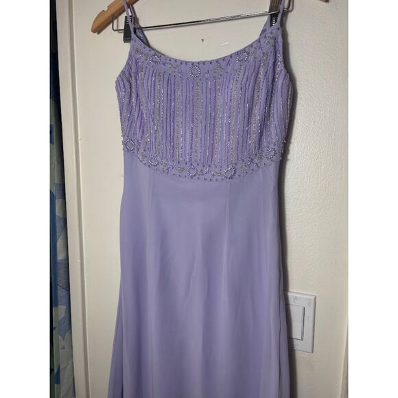 Lenovia Dress Women's Size Small Lavender Beaded Formal y2k Fairy Princess HOCO - Picture 2 of 8
